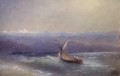 Mar en el fondo de las montañas 1880 Romántico Ivan Aivazovsky Ruso